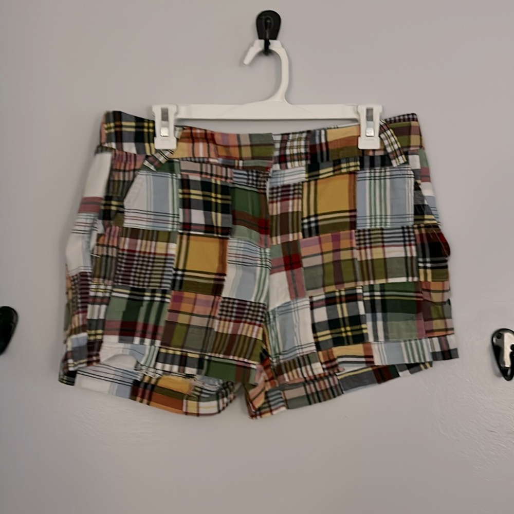 J.Crew City fit patchwork shorts